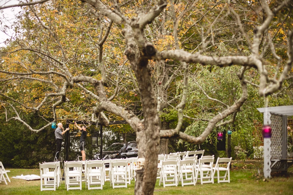 Halloween DIY Backyard Wedding Ideas