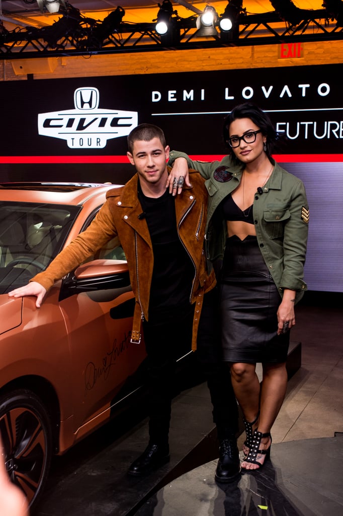 Demi Lovato and Nick Jonas at Honda Event March 2016