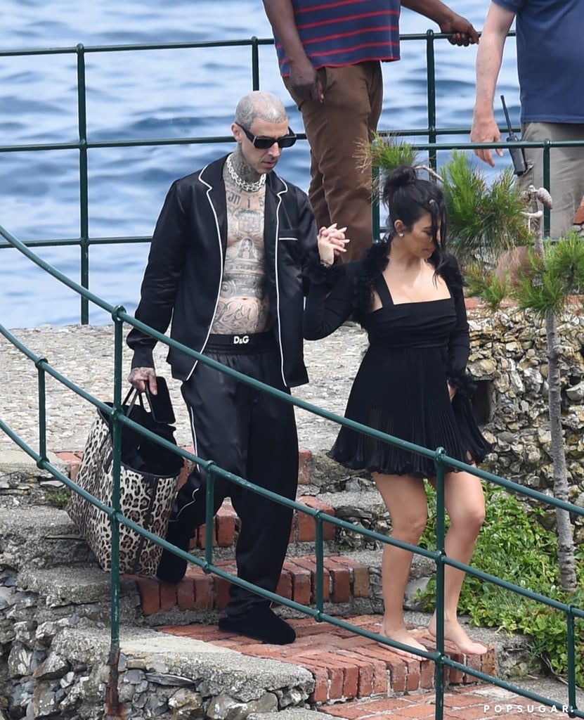 Kourtney Kardashian and Travis Barker at Their Wedding in Portofino, Italy