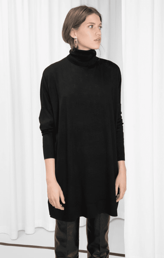 & Other Stories Turtleneck Dress