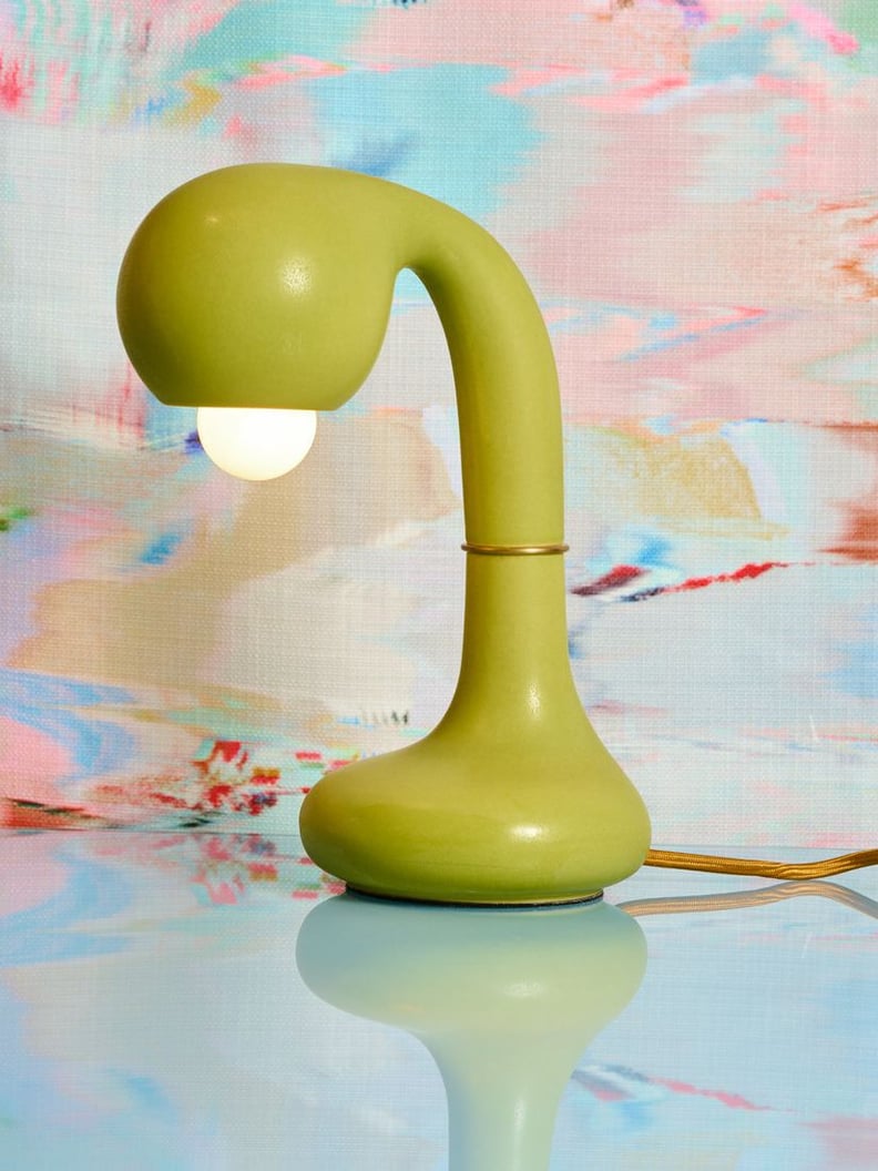 For Maximum Playfulness: Short Ceramic Table Lamp