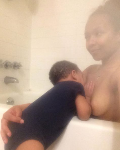 Once you dip a toe into motherhood, it goes without saying that privacy is totally out the window. On Instagram, this mom recounts her weaning journey, which includes getting interrupted during bath time.