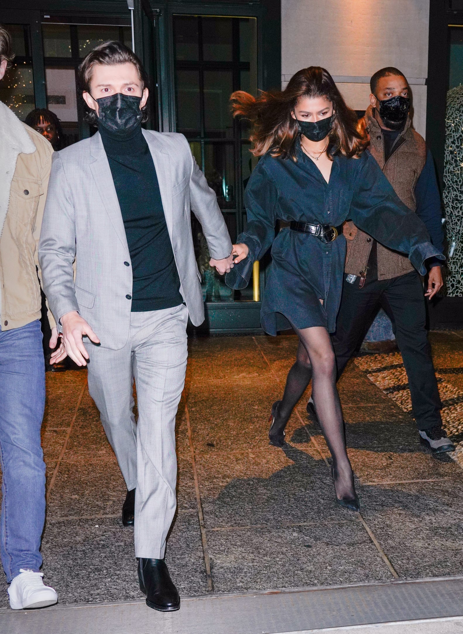 Zendaya and Tom Holland's Casual Outfits For NYC Screening | PS Fashion