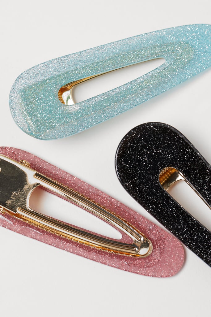 H&M 3-Pack Glittery Hair Clips