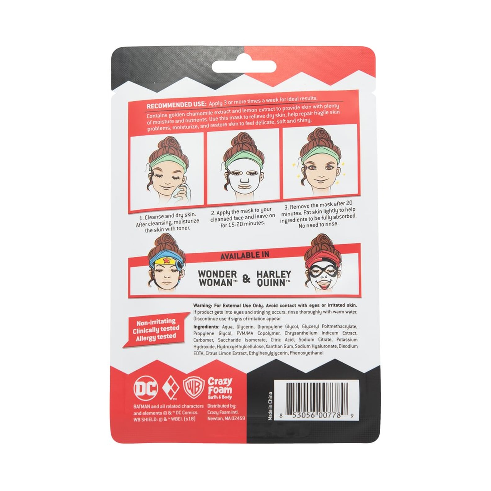 Wonder Woman Sheet Mask POPSUGAR Beauty