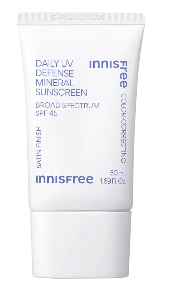 Innisfree Daily UV Defense Mineral Sunscreen Broad Spectrum SPF 45