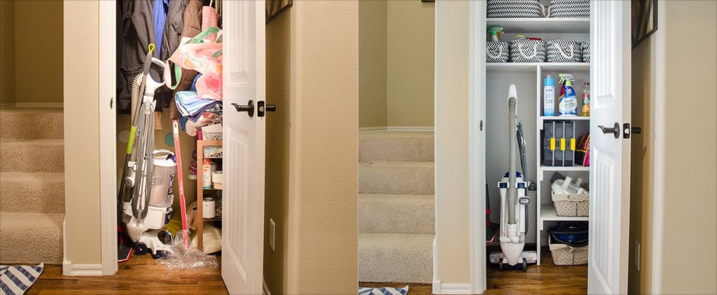 This Clever Idea Quadruples the Storage Possibilities in a Tiny Coat Closet