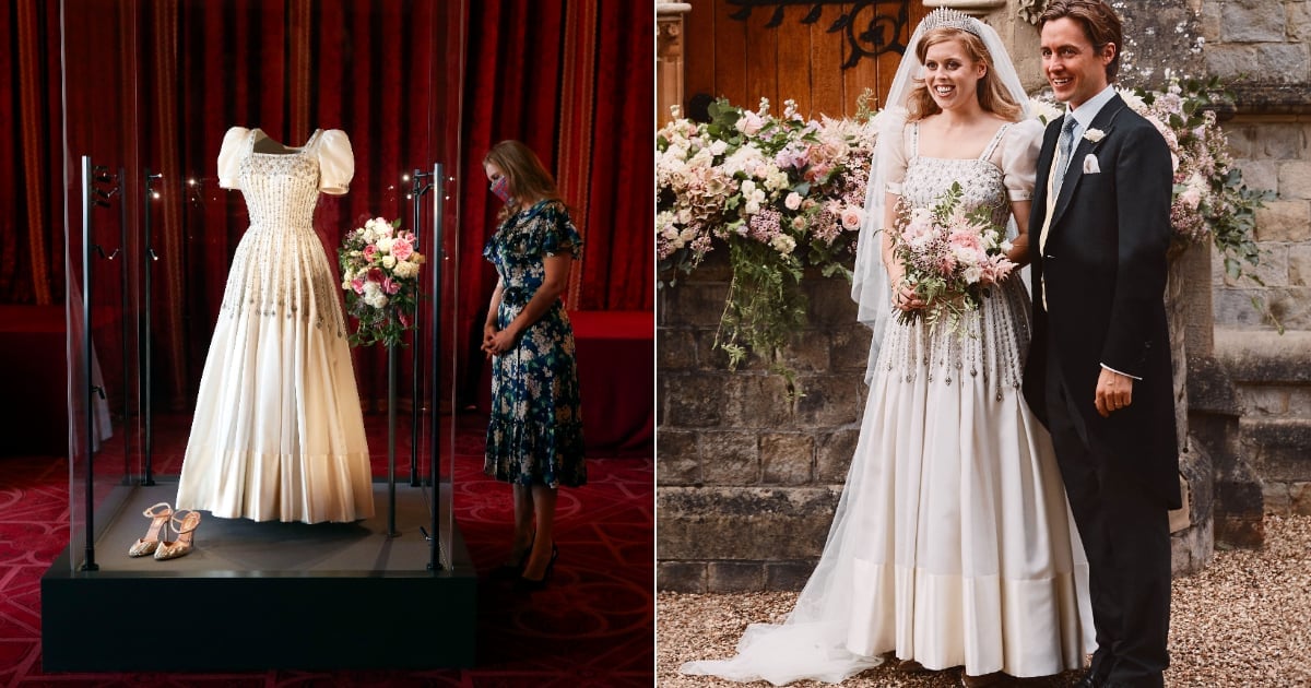 Princess Beatrice’s Wedding Dress, Loaned by the Queen, Is on Display at Windsor Castle