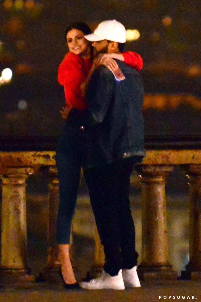 Selena Gomez and The Weeknd Kissing in Italy January 2017