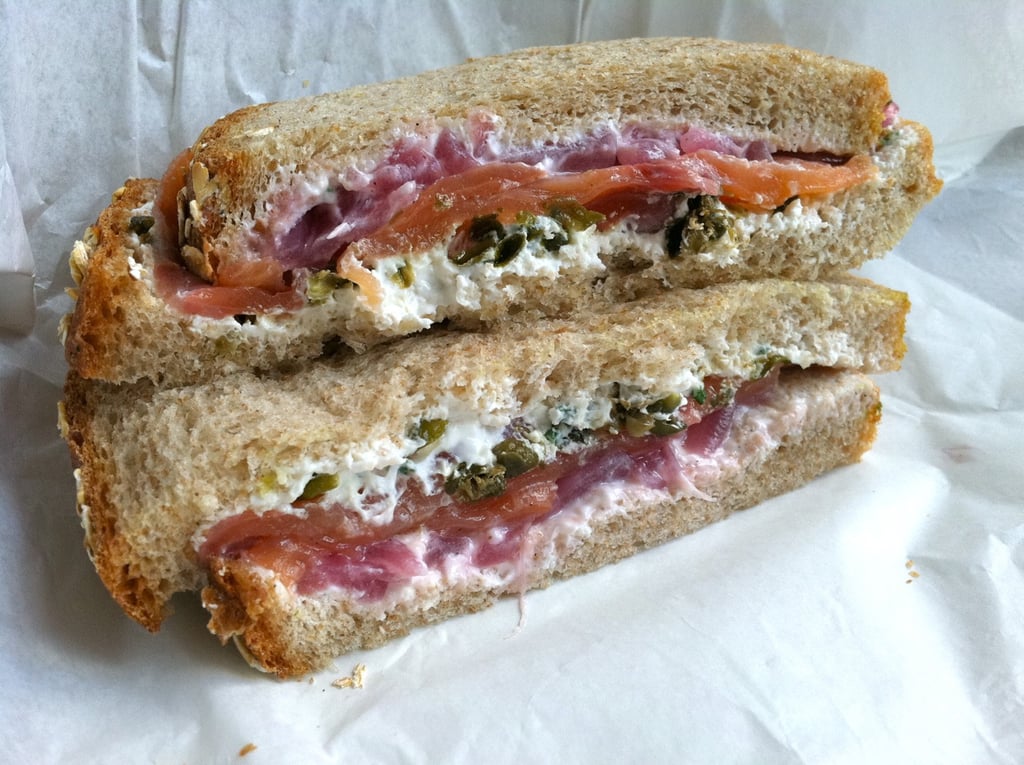 Lox and Cream Sandwich