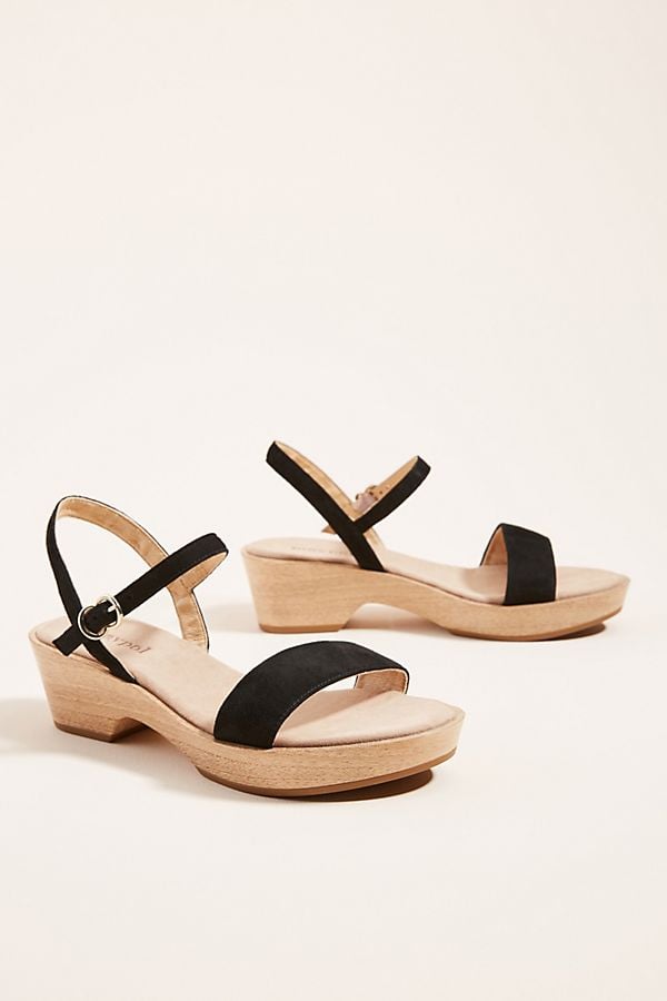 Maypol Wooden Heeled Sandals