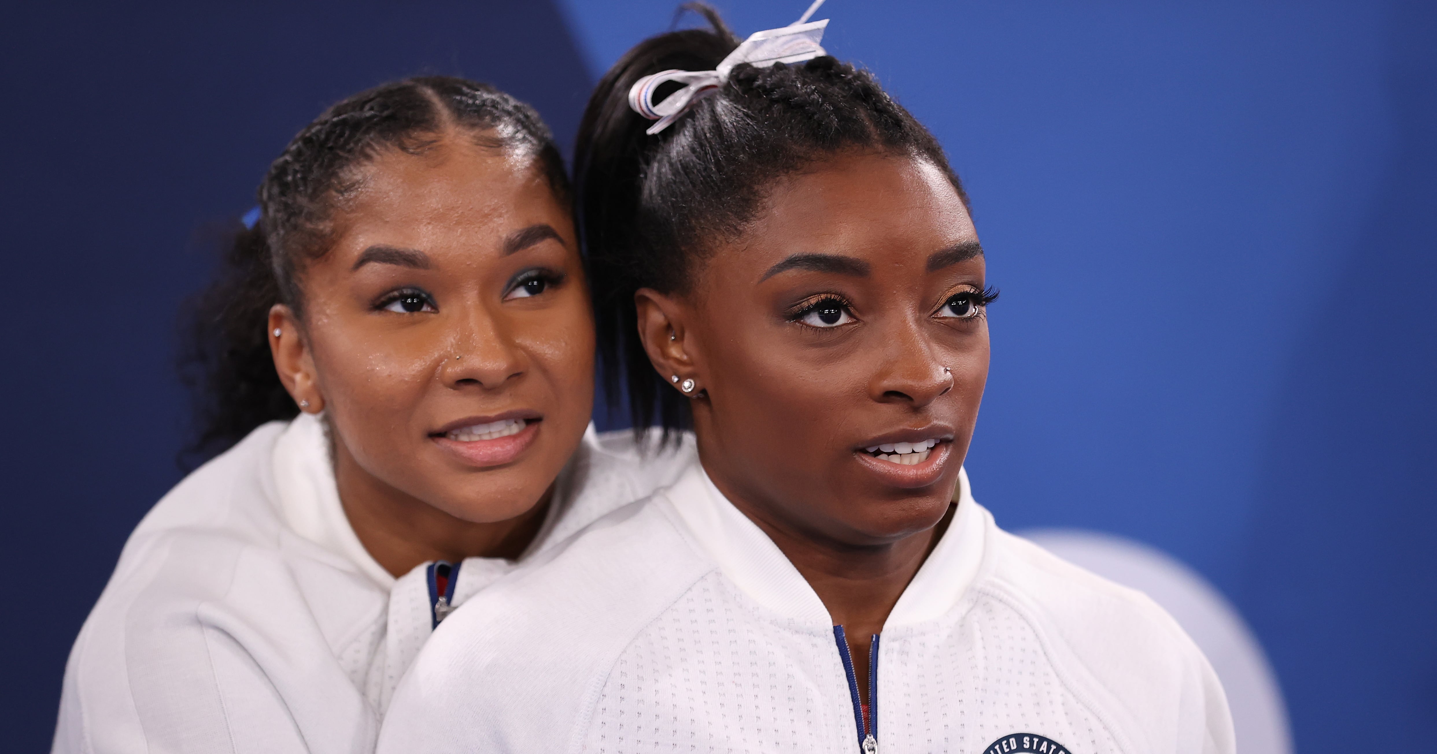 Simone Biles and Jordan Chiles Have Twin Olympic Necklaces | PS Fashion