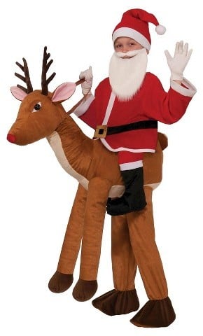Kids' Santa Riding a Reindeer Costume