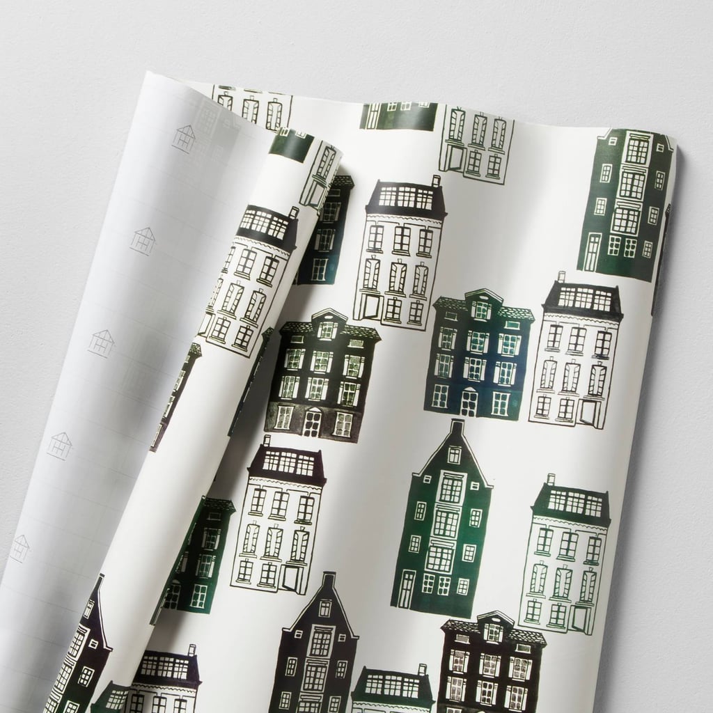 Hearth & Hand With Magnolia House Cream and Green Gift Wrap