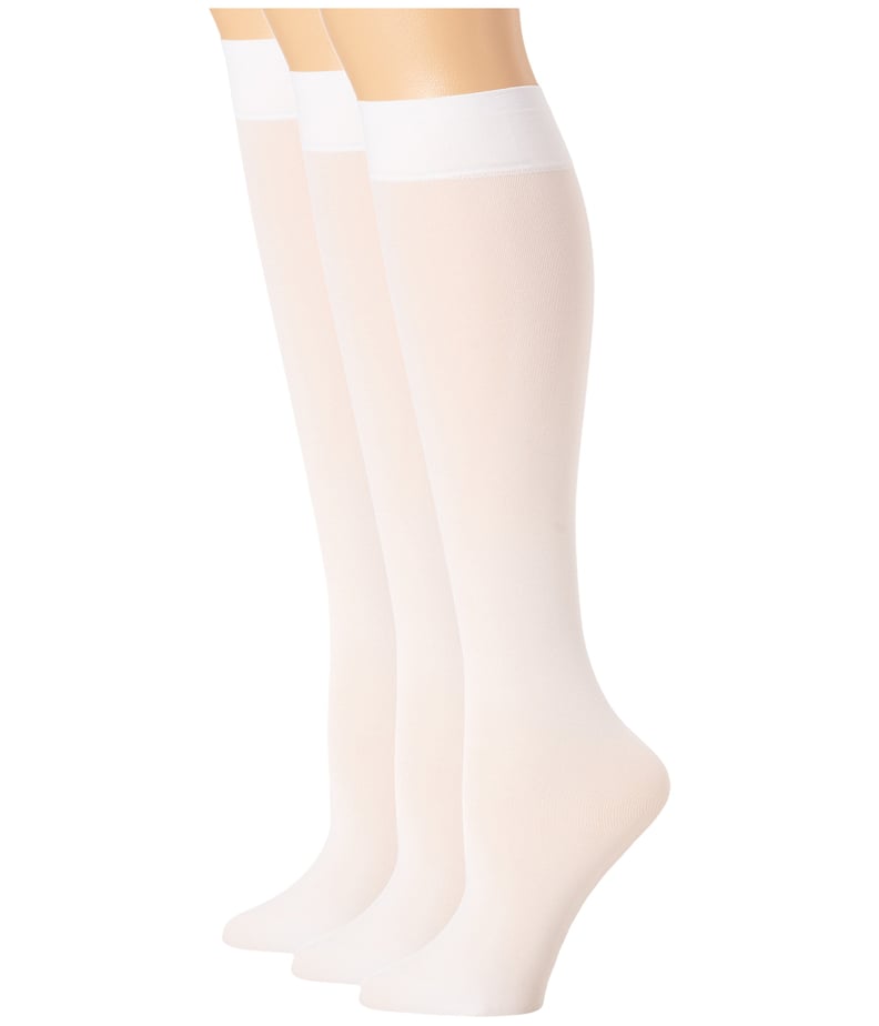 Opaque Knee-High Socks