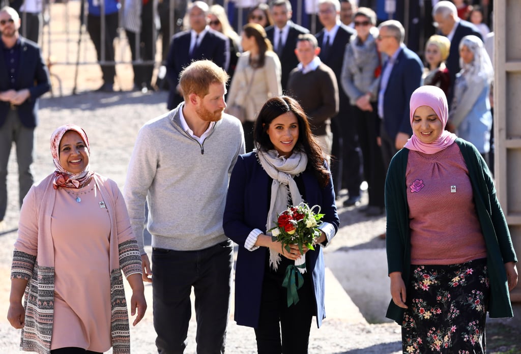 Prince Harry Meghan Markle Visit School on Morocco Tour 2019