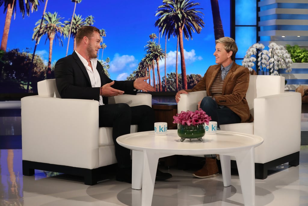 Colton Underwood Meets Bachelor Contestants on Ellen Video