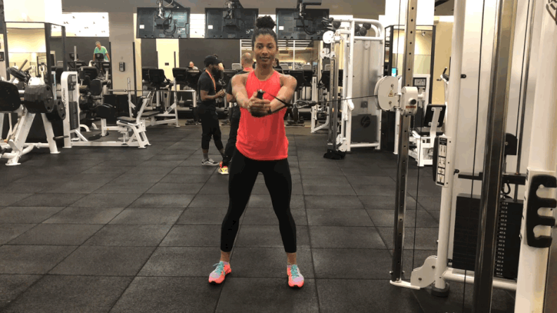 Ab Exercise With Cable Machine: Pallof Press