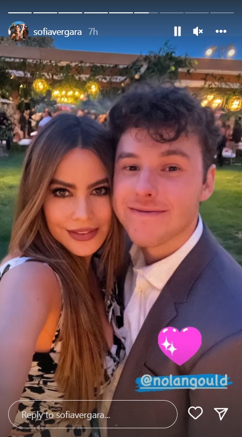 Sofia Vergara and Nolan Gould