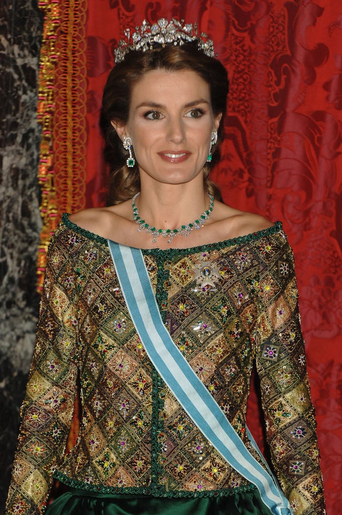 The Floral Tiara and Queen Sofía's Emeralds