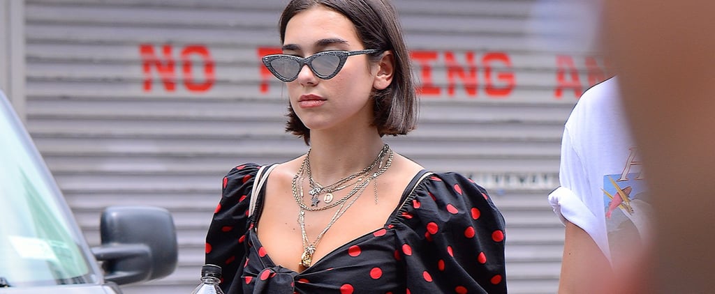 Dua Lipa's Marianna Senchina Polka-Dot Outfit