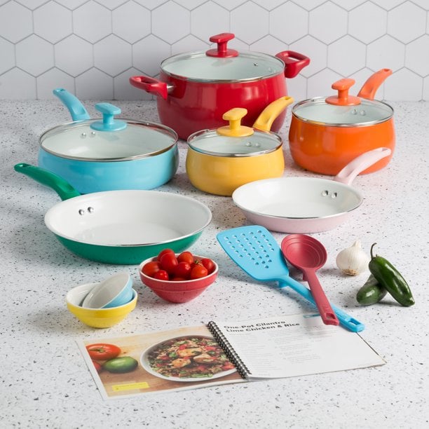 Tasty Ceramic Titanium-Reinforced Non-Stick Cookware Set