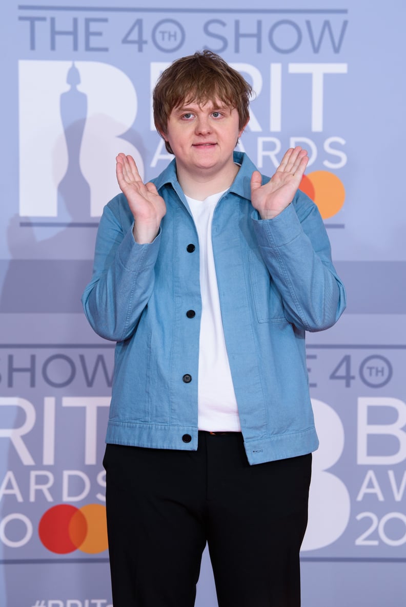 Lewis Capaldi at the 2020 BRIT Awards in London