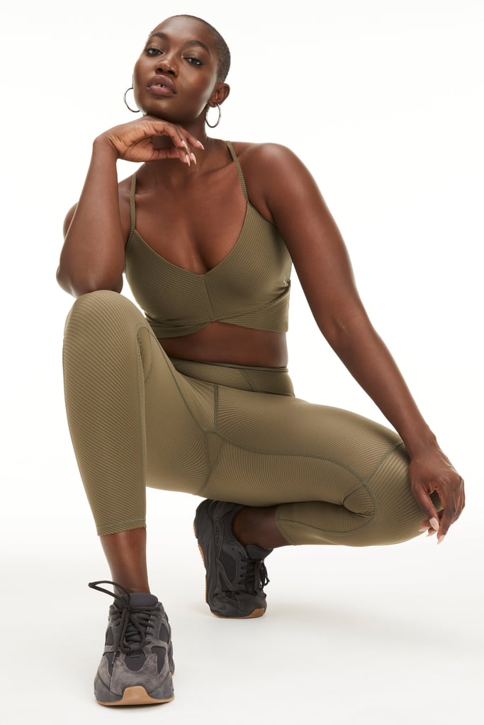 Angled Rib Crop Top
