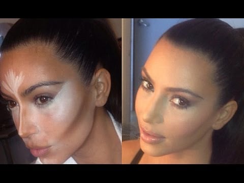 HOW TO CONTOUR AND HIGHLIGHT LIKE KIM KARDASHIAN