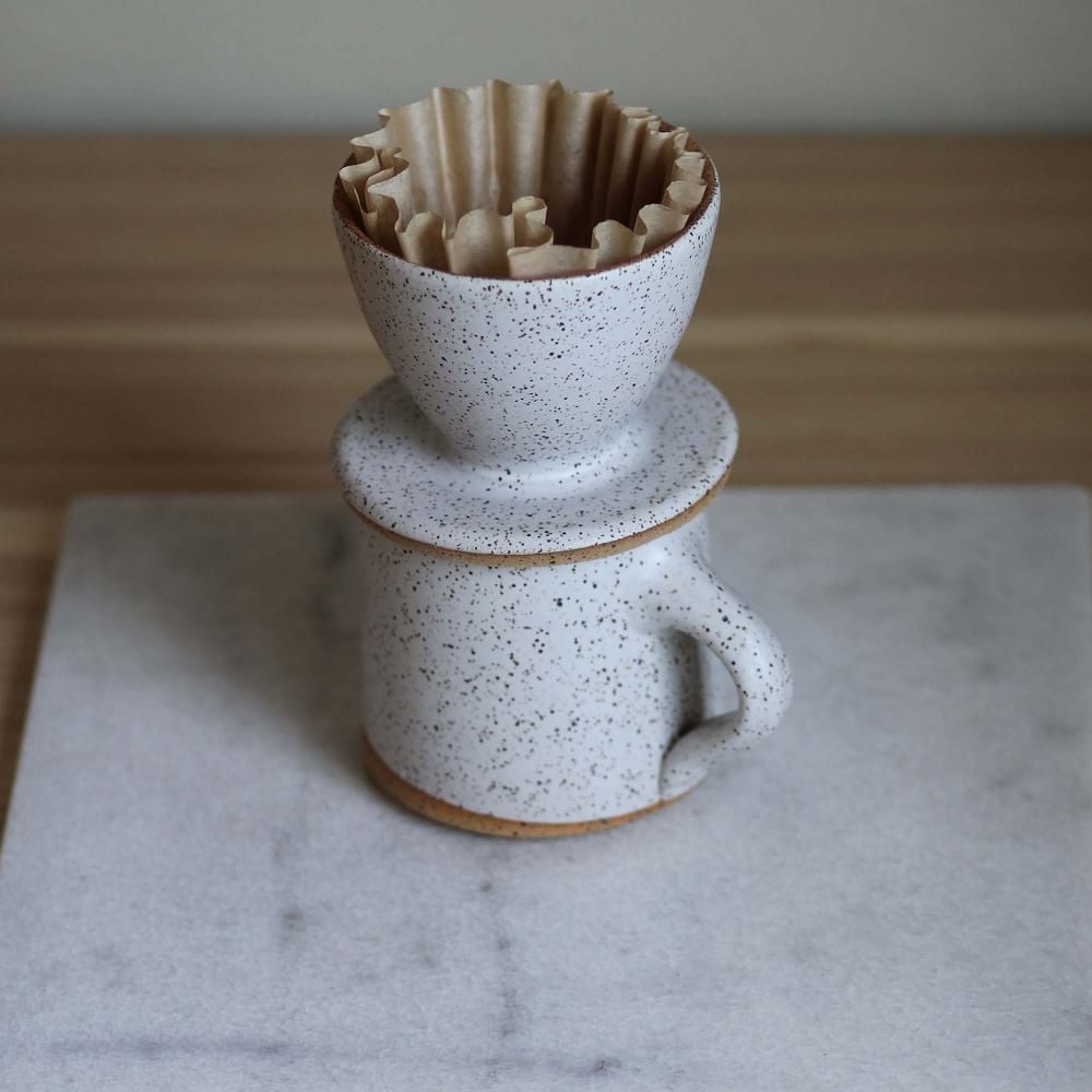 A Pour Over Set: Artisan Artifacts Mug & Pour Over