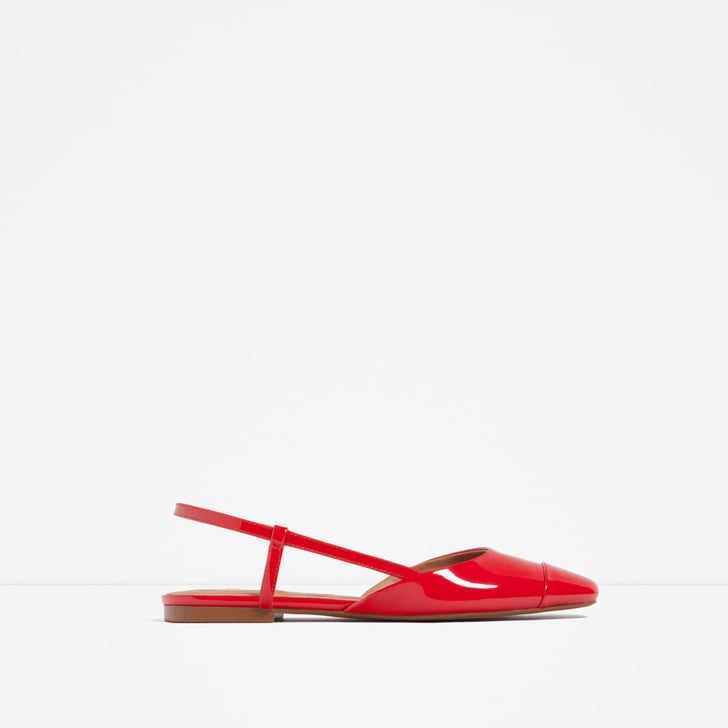 Slingback Ballerina Shoes ($20, originally $30) | Zara Shoes on Sale ...