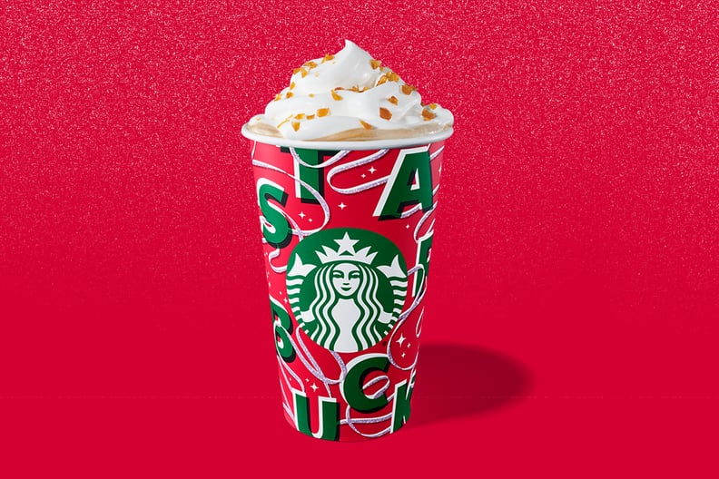 Candy Cane Starbucks Stocking Reusable Cold Cup With Lid & 