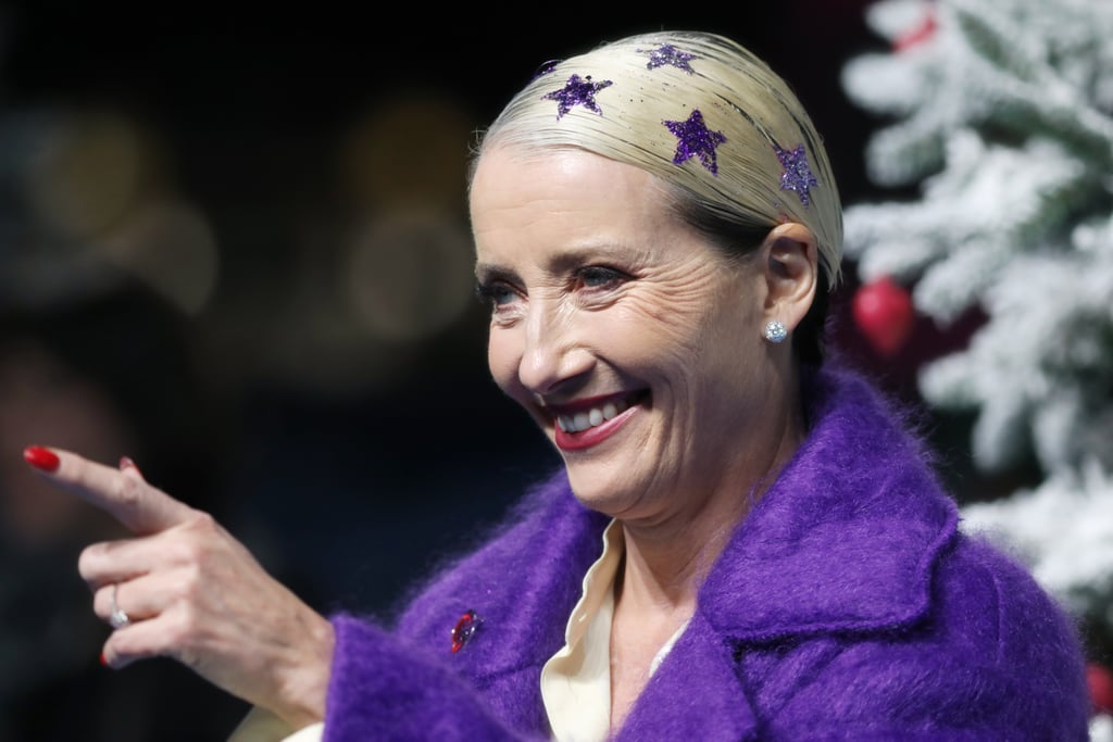 Emma Thompson Glitter Star Hairstyle Last Christmas Premiere