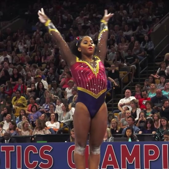 Jordan Chiles Wonder Woman Gymnastics Floor Routine