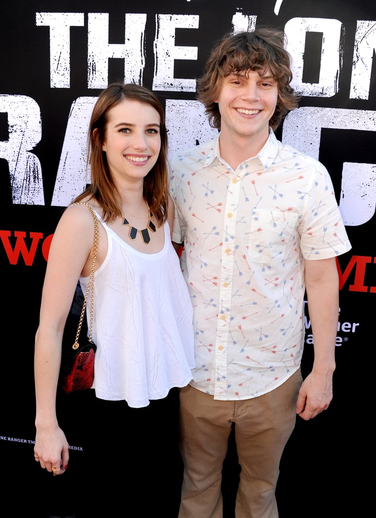 Emma and Evan popped up in LA for the premiere of The Lone Ranger in June 2013.