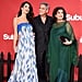 George and Amal Clooney With Amal's Mom on Red Carpet