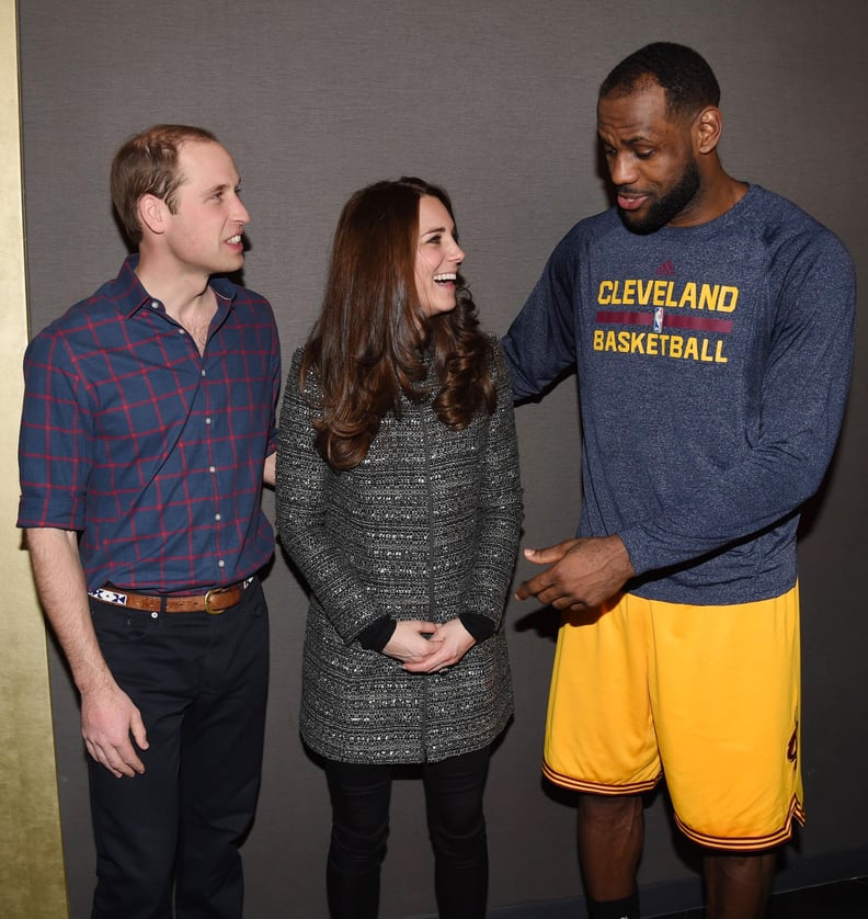 William and Kate With LeBron James