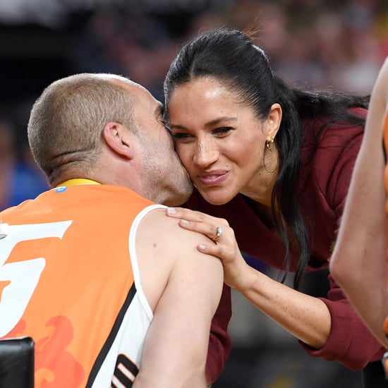 Meghan Markle Kissed on Cheek By Invictus Games Athlete 2018