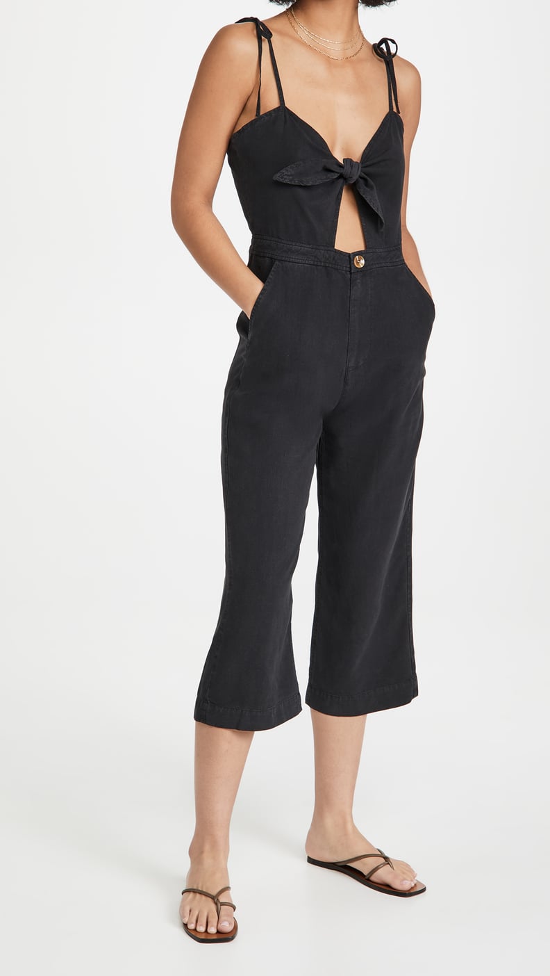 A Cute Jumpsuit: DL1961 Hepburn High Rise Wide Leg Jumpsuit