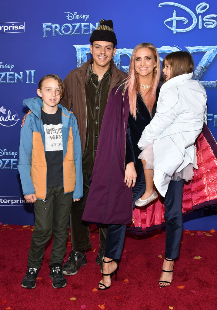 Ashlee Simpson and Evan Ross Family at Frozen 2 Premiere