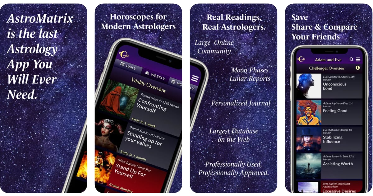 AstroMatrix Horoscopes | 22 Best Astrology Apps of 2022 ...
