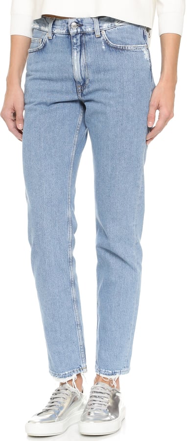 Acne Studios Boy Frayed Jeans ($330)