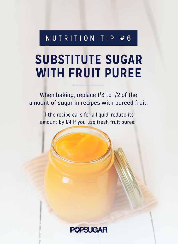 Substitute Sugar With Fruit Puree