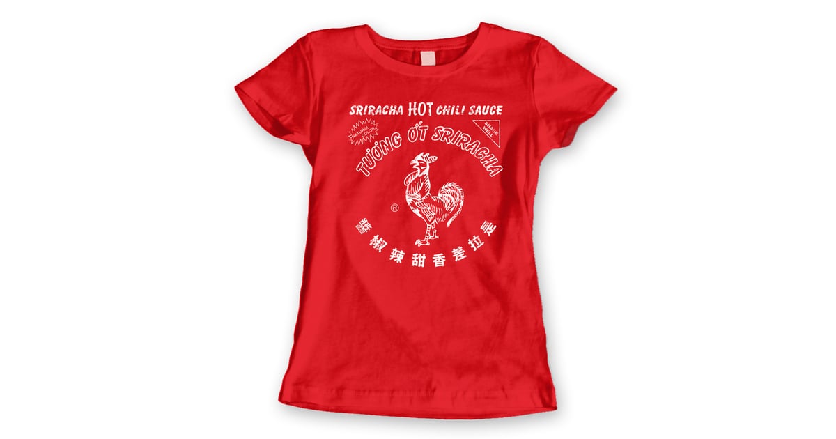 Sriracha Hot Sauce T Shirt 16 Lazy Partygoers Rejoice These T Shirts Are An Easy One And Done Halloween Costume Popsugar Smart Living Photo