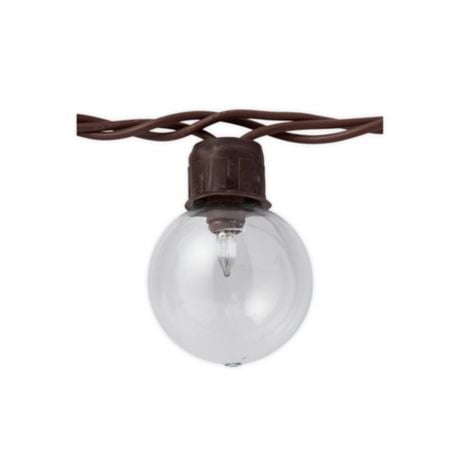 Simply Essential Cafe Solar 50-Count Outdoor LED String Lights