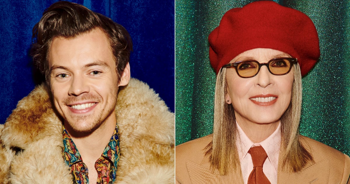 Gucci's Beloved Campaign Stars Harry Styles and Diane Keaton | POPSUGAR  Fashion UK
