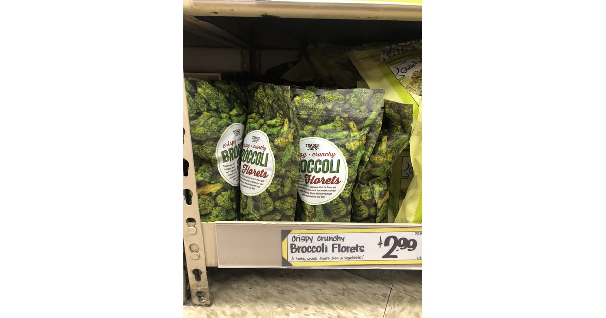 Trader Joe's Crispy Crunchy Broccoli Florets Trader Joe's LowCarb Snacks POPSUGAR Fitness