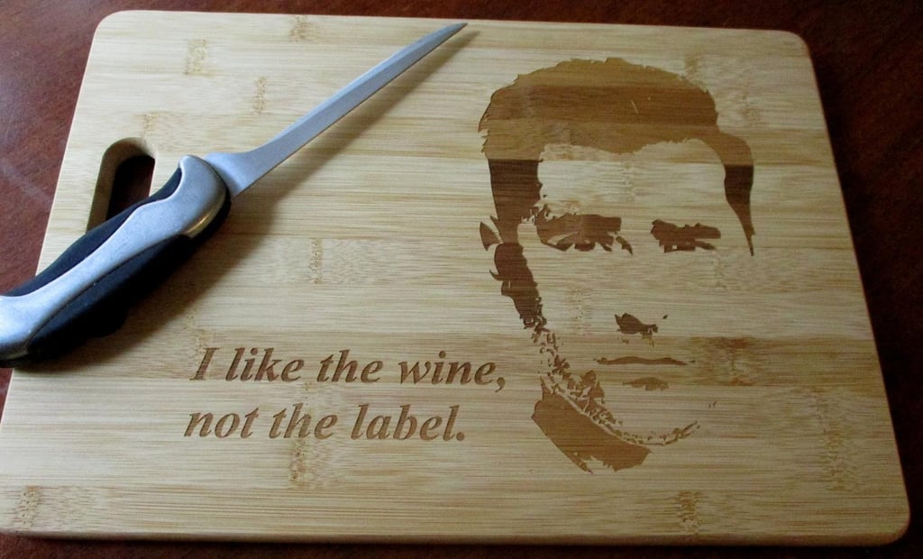 Wine, Not the Label Custom Schitt's Creek Cutting Board