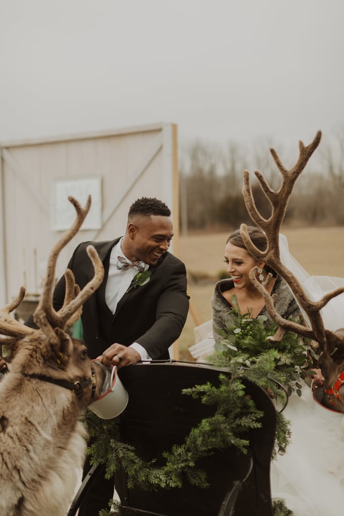 Outdoor North Pole Christmas Wedding Ideas