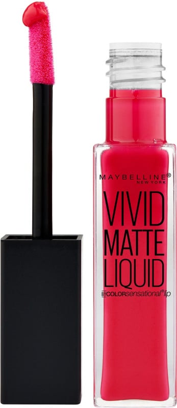 Maybelline Color Sensational Vivid Matte Liquid Lipstick in Ruby Red